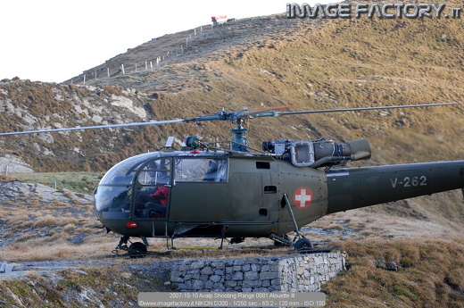 2007-10-10 Axalp Shooting Range 0081 Alouette III